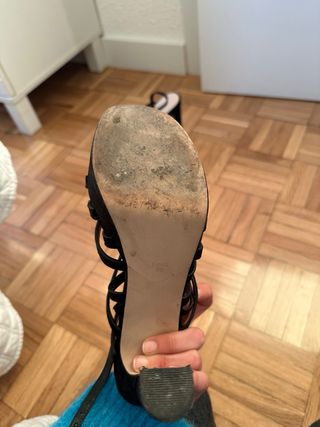 Sandalias Mango fiesta negras