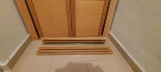 Frente de armario de madera