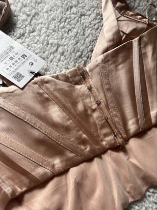 Zara top tipo corset