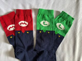 Calcetines Nintendo Mario y Luigi Talla Única