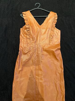 Vestido Napa com Babados