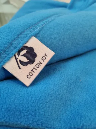 Coperta / plaid blu in pile 130x190