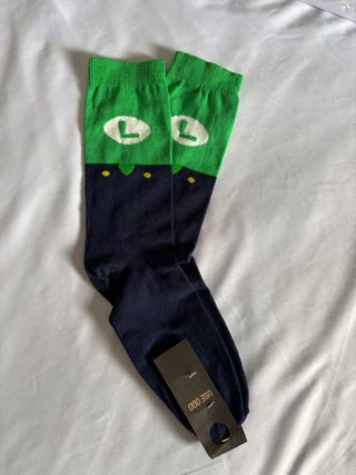 Calcetines Luigi Nintendo Talla 39-44
