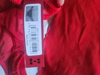 Conjunto Lencería Rojo y Negro Talla 8-10 S