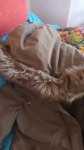 Parka Spirit verde militar mujer