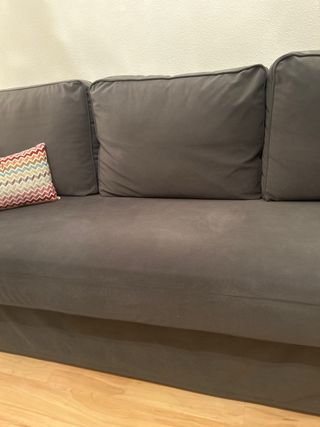 Sofá Cama VRETSTORP 3 Plazas Gris Oscuro