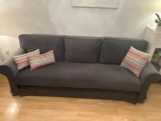 Sofá Cama VRETSTORP 3 Plazas Gris Oscuro