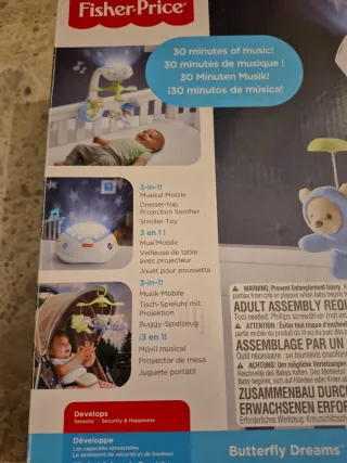 Móvil Proyector Fisher-Price 3-en-1