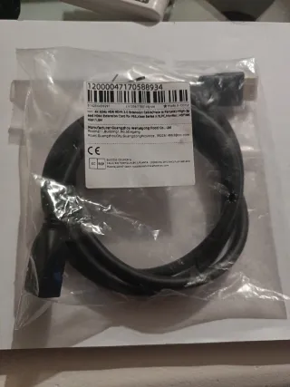 Alargador HDMI 2.0 de 1,5m.