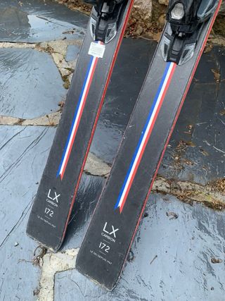 Esquís Lacroix LX 172 con fijaciones Look