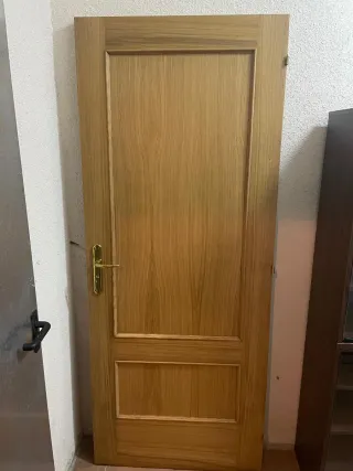 Puertas interiores maciza y acristalada 82,5 cm