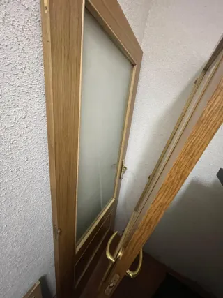 Puertas interiores maciza y acristalada 82,5 cm