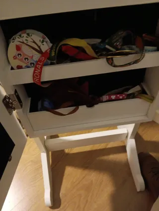 Espejo Joyero Blanco