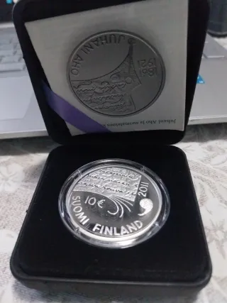 Moneda 10€ Finlandia Plata 2011