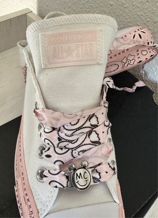 Converse All STart Circus blancas y rosas