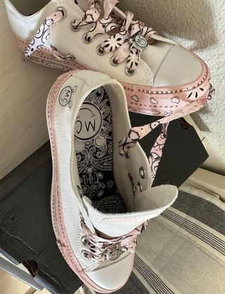 Converse All STart Circus blancas y rosas