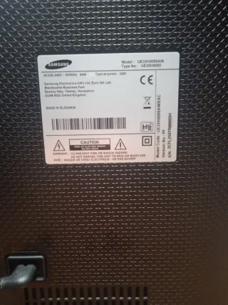 Televisor Samsung 32" Negro