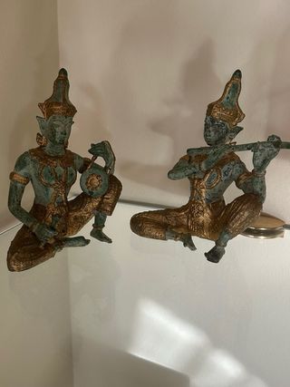 Estatuas tailandesas de bronce