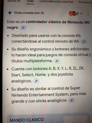 Mando Pro Nintendo wii