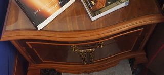 Cama de madera con mesillas (clásica)