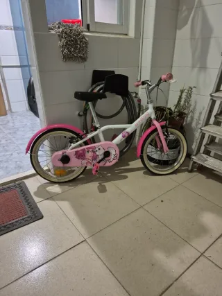 Bicicleta Niña Btwin Rosa