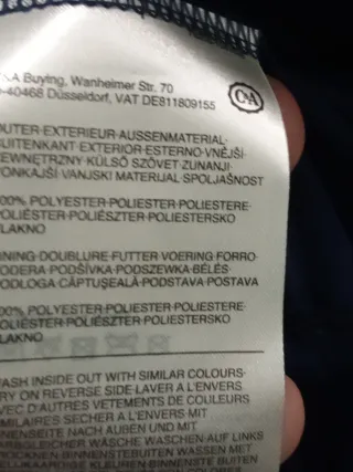 Blusa acampanada mangas 3/4 azul