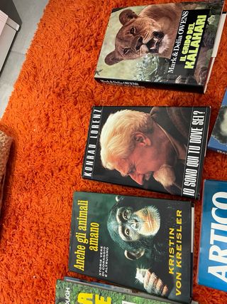 Set 10 libri di zoologia e scienze naturali