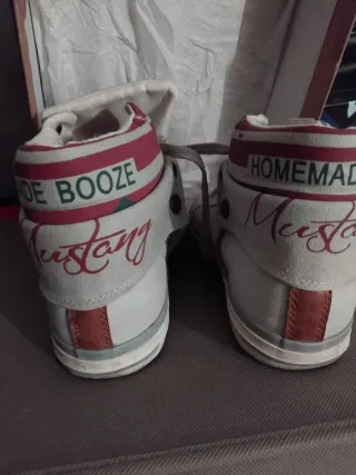 Mustang Sneakers Grigie/Rosse Tg 38