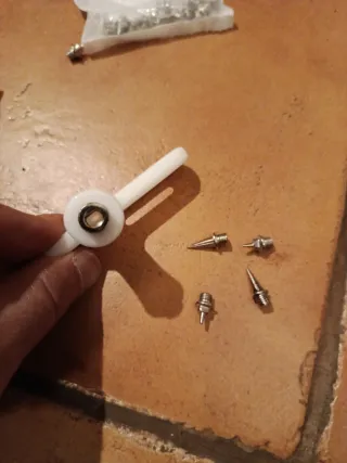 Clavos para zapatillas de atletismo (plata)