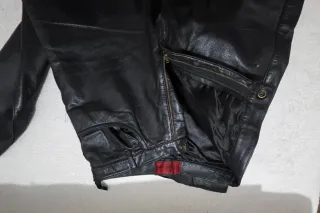 Pantalón de cuero mujer negro