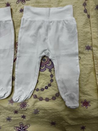 2 Pantalones largos Bebé Gemelos 3-6 Meses