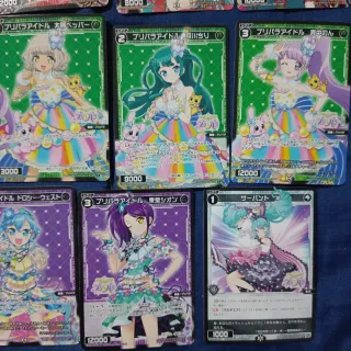 Lotto 14 carte wixoss wxdi-p10 pretty cure