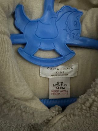 Buzo Zara Unisex 6-9 meses