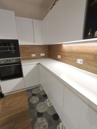 Cucina con isola bianca prezzo trattabile