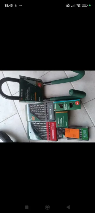 Set Parkside levigatrice e accessori