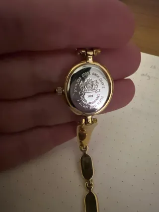 Reloj Festina original gold plated