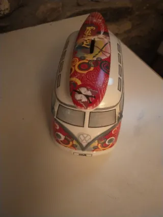 Alcancía cerámica furgoneta hippie