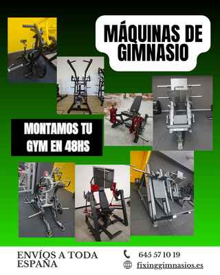 Máquinas de Gimnasio Profesionales