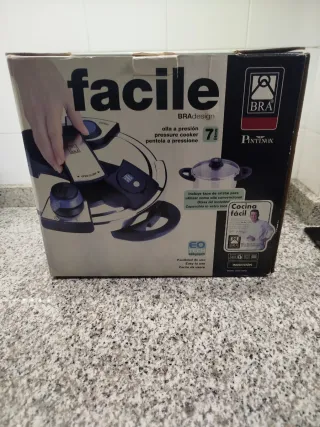 Olla Express Bra Facile 7L Acero Inox Nueva c/caja