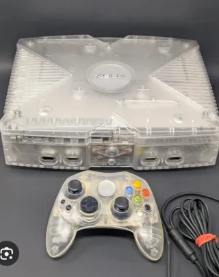 Xbox Original Crystal Edición Transparente