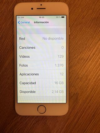 iPhone 6 16GB Blanco