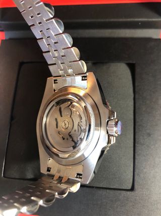 Seiko Mod - GMT “Bruce Wayne” (Reloj Gris/Negro)