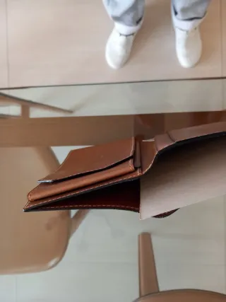 Portafoglio Borsalino Beige/Marrone