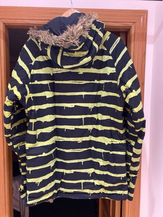 Chaqueta Snowboard Nitro Negra y Lima
