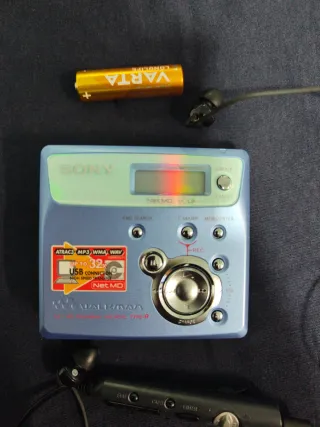 Sony MiniDisc Net MD Walkman Azul