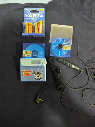 Sony MiniDisc Net MD Walkman Azul