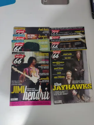 Varias revistas antiguas Ruta 66 (lista en el anu