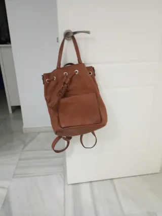 Mochila de mujer marrón