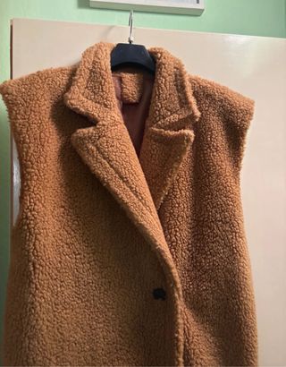 Cappotto Orsetto Smanicato Marrone