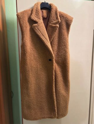 Cappotto Orsetto Smanicato Marrone